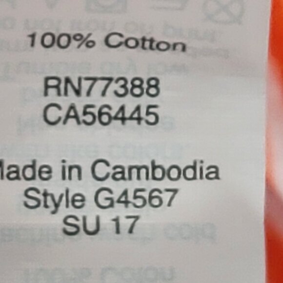 J. Crew Orange & White Striped Studio Tee Size Medium - Picture 10 of 10